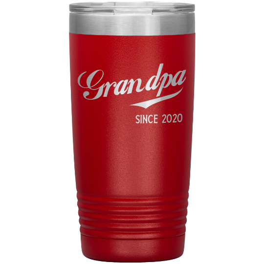 Download New Grandpa Engraved Tumbler - Grandpa Est 2020 ...
