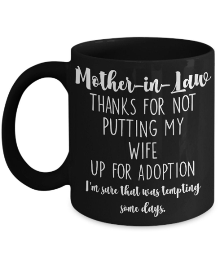 Custom Funny Gifts For Mom Mom And Daughter Gifts Thank You For Not  Swallowin Coffee Mug By Hoainv - Artistshot