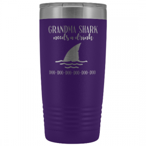 grandma-shark-engraved-tumbler