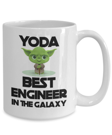 Yoda Best Engineer - Coffee Mug - Gifts For Engineer - Engineer