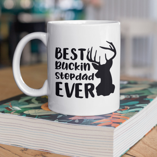 Stepfather Mug Gift For Men Best Buckin Stepdad Eve