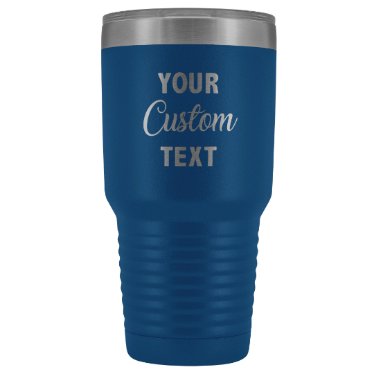 Custom Tumbler Personalized with Your Text or Logo | The Improper Mug