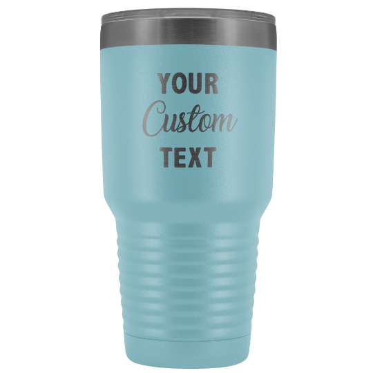 Custom Tumbler Personalized with Your Text or Logo – The Improper Mug