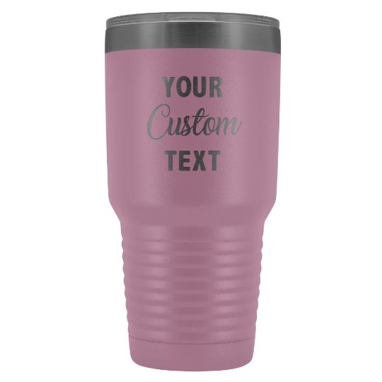 Custom Tumbler Personalized with Your Text or Logo – The Improper Mug