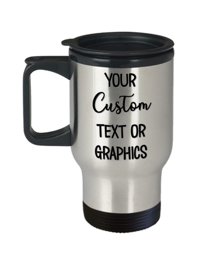 personalized travel mugs with text