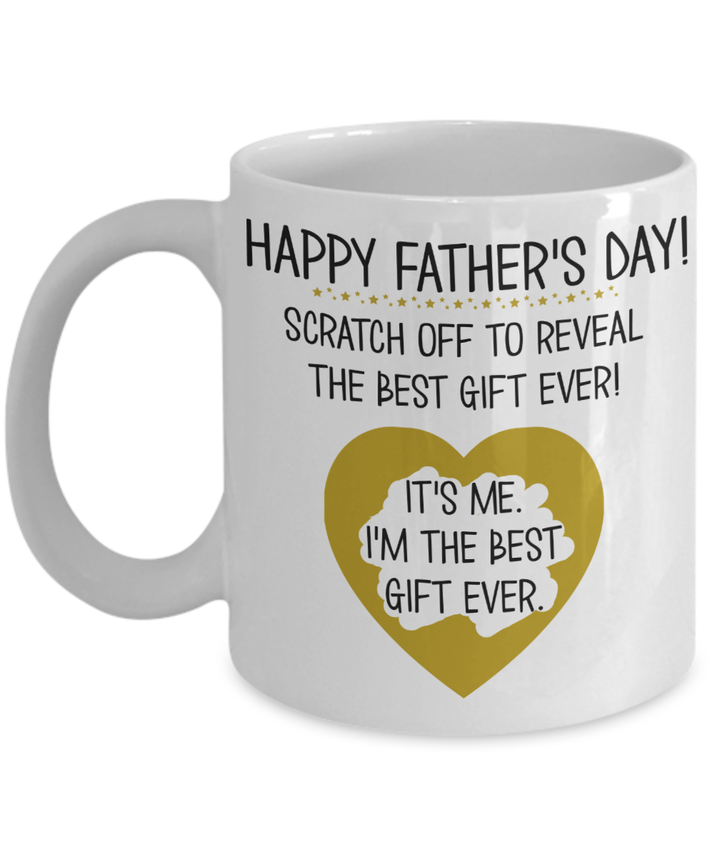 Funny Gift For Dad Coffee Mug Father's Day Thank You Daddy Cup From Son Daughter 