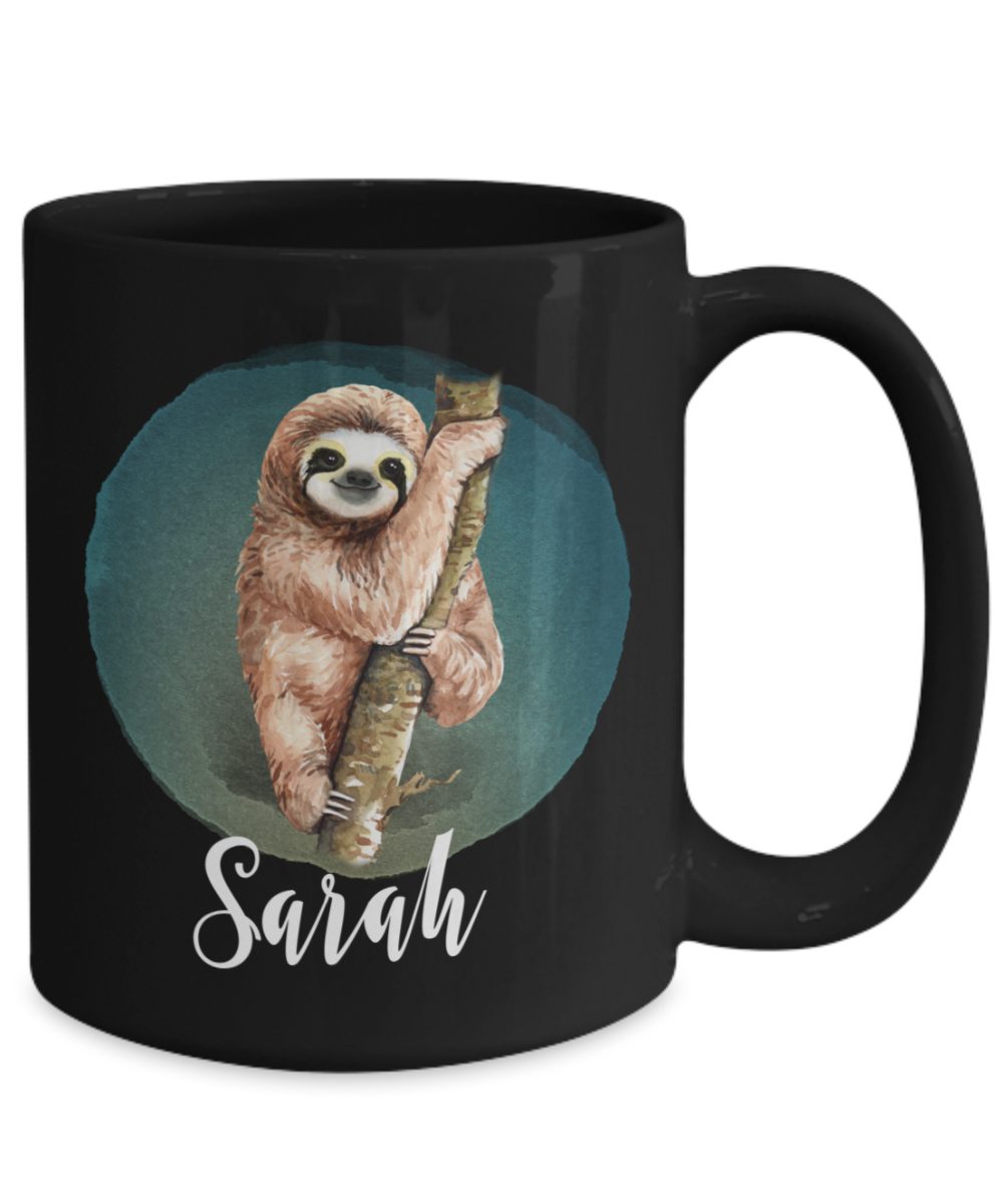 Personalized Sloth Mug Cute Gift for Sloth Lovers | The Improper Mug