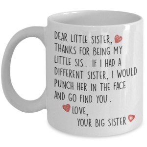 Little Sister Gift for Little Sister from Big Sister Gifts for
