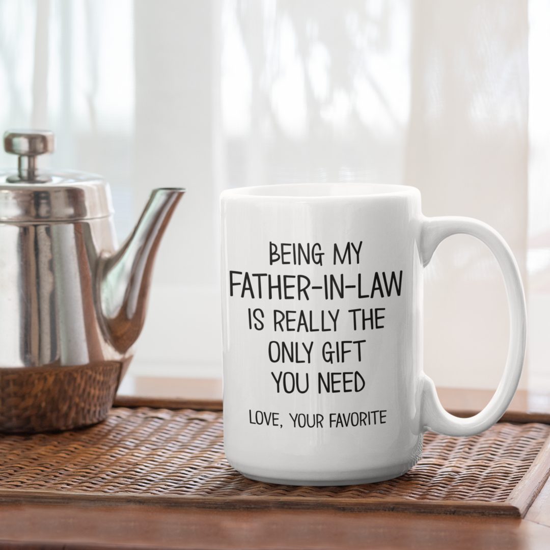 Father In Law Mug Father In Law Gift Father- IN- Law Wedding Gift from Bride FIL gift Coffee Mug for Father in Law from Daughter In Law