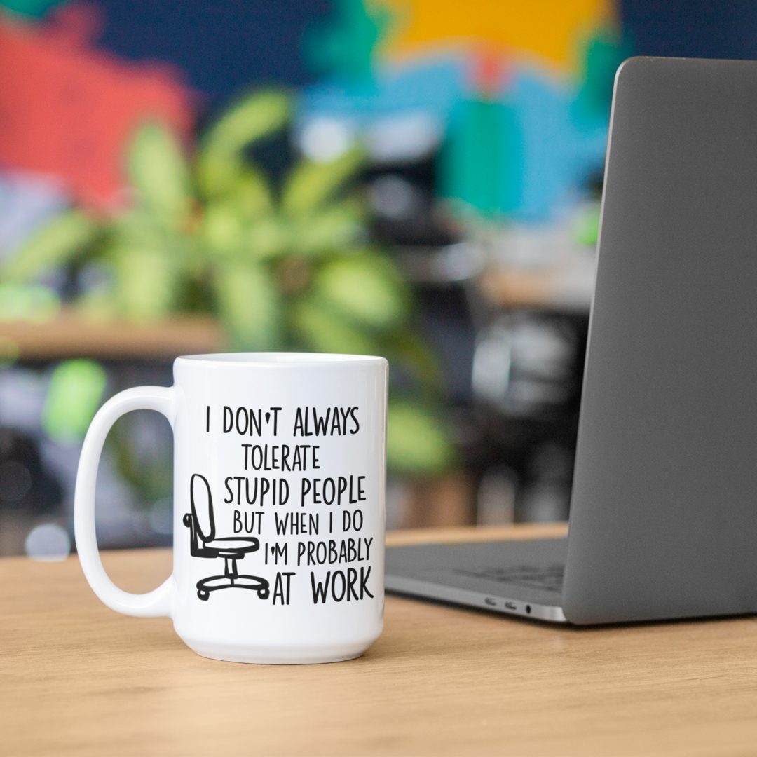 Experiencing Work at 14 WTF's per hour Coffee Mug Office Theme Cup Fun –  Julies Heart