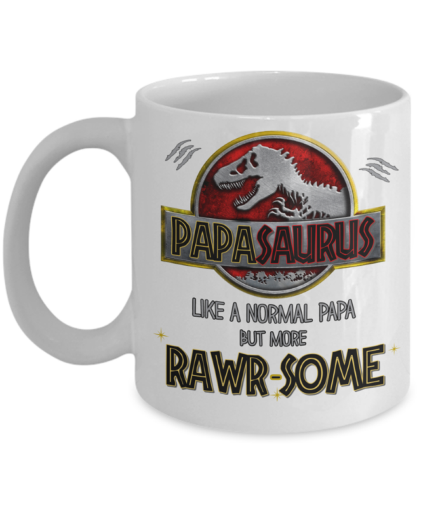 Papasarus-rawrsome-mug