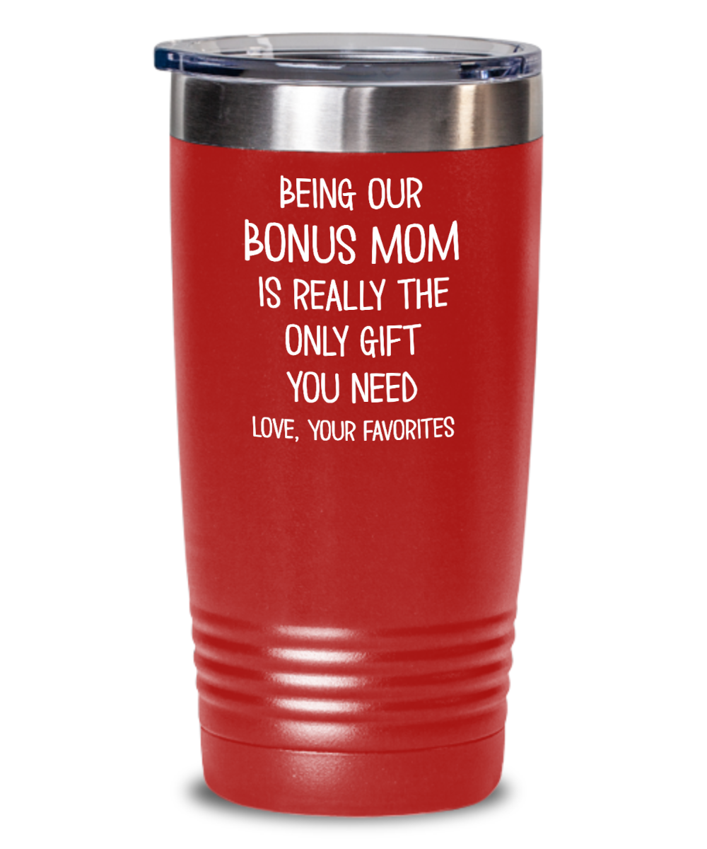 Bonus Mom Tumbler, Stepmother Tumbler