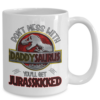 Daddysaurus Jurasskicked Coffee Mug-1