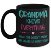 Grandma Knows Everthing Coffee Mug-2