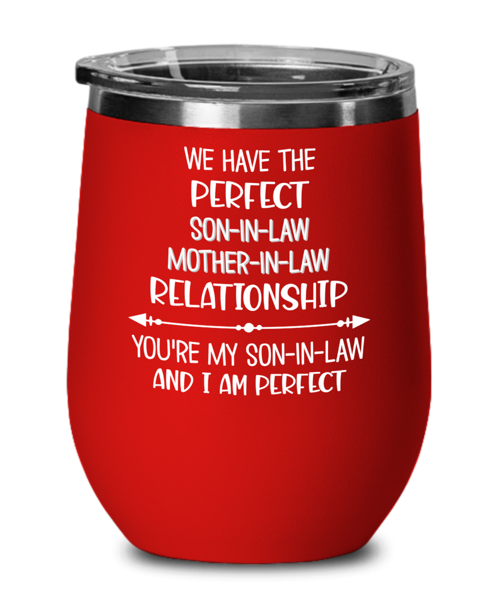 Son-In-Law Gift from Mother-In-Law - Perfect Relationship Tumbler