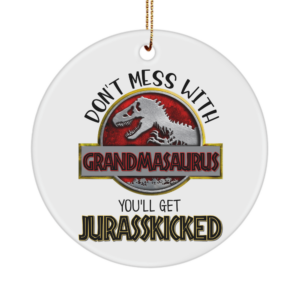 grandmasaurus-jurasskicked-ornament