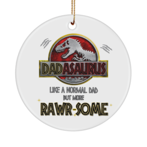 dadasaurus-rawrsome-ornament