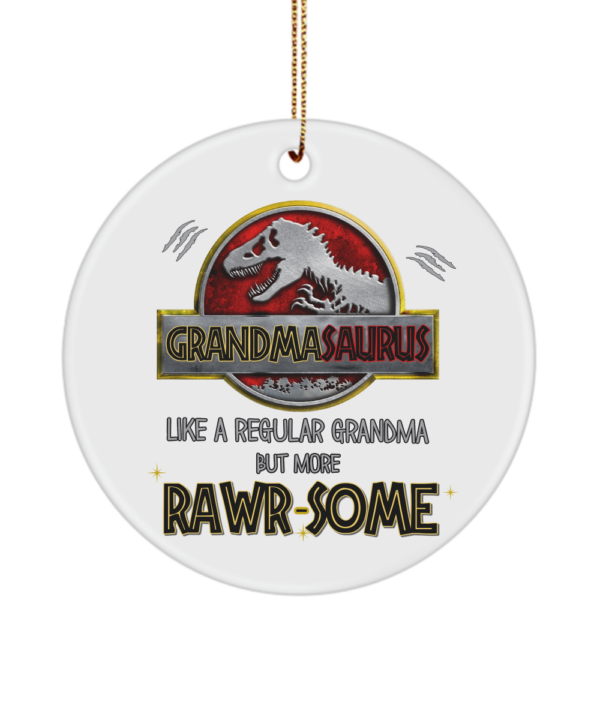 grandmasaurus-rawrsome-ornament