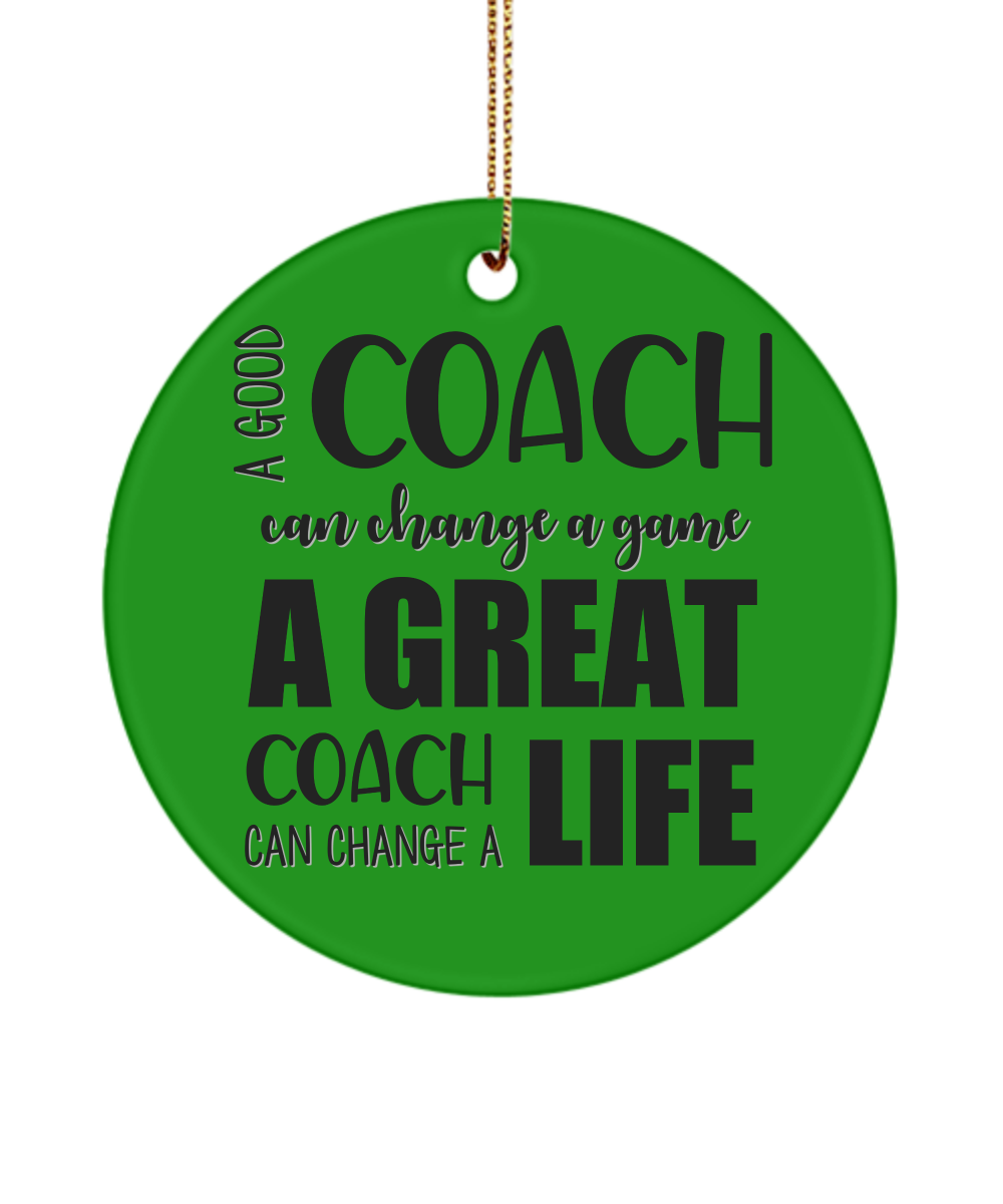 A Good Coach Can Change A Game Hallmark Nfl Ornaments 2022