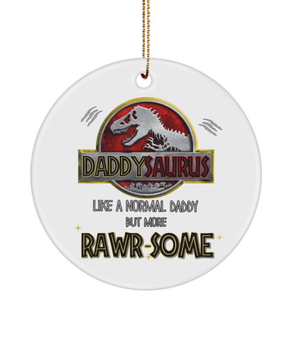 daddysaurus-rawrsome-ornament